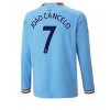 Manchester City Joao Cancelo #7 Hjemmedrakt 2022-23 Langermet